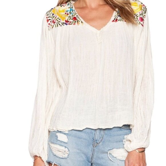Jen's Pirate Booty Paradise Belen Long Sleeve Top Size S - Picture 1 of 15